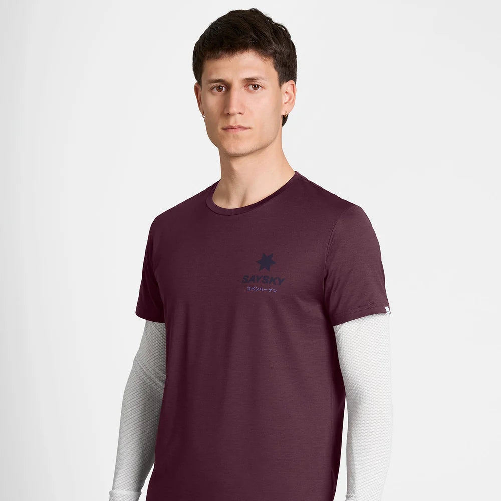 Statement Pace T-Shirt | Burgundy