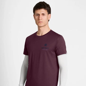 Statement Pace T-Shirt | Burgundy
