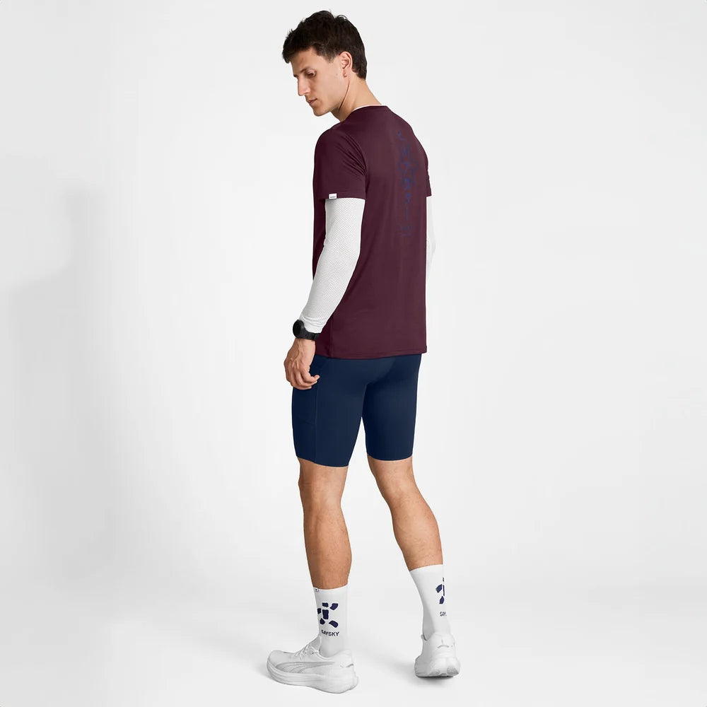 Statement Pace T-Shirt | Burgundy