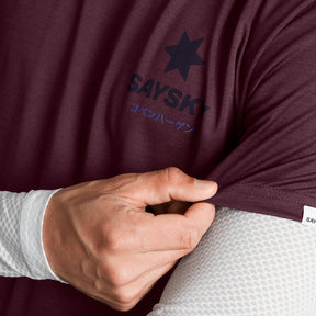 Statement Pace T-Shirt | Burgundy