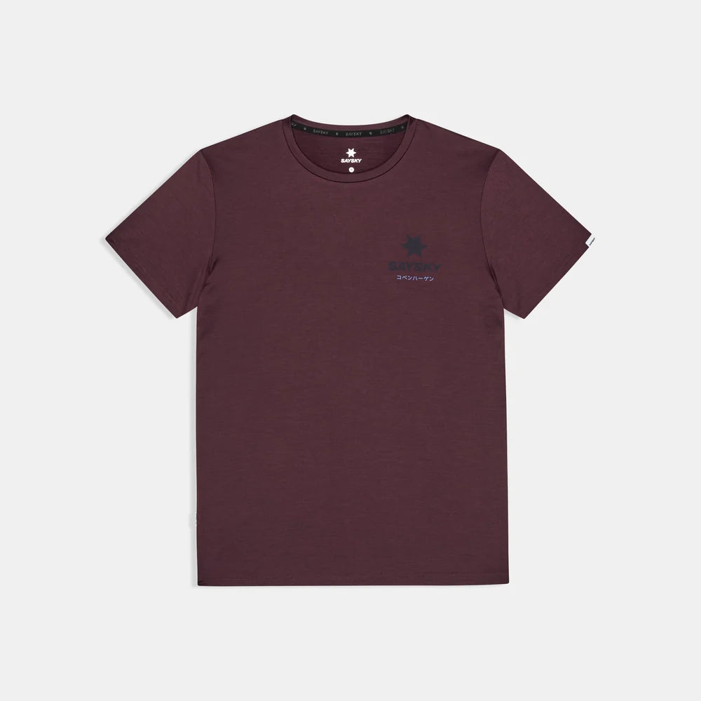Statement Pace T-Shirt | Burgundy