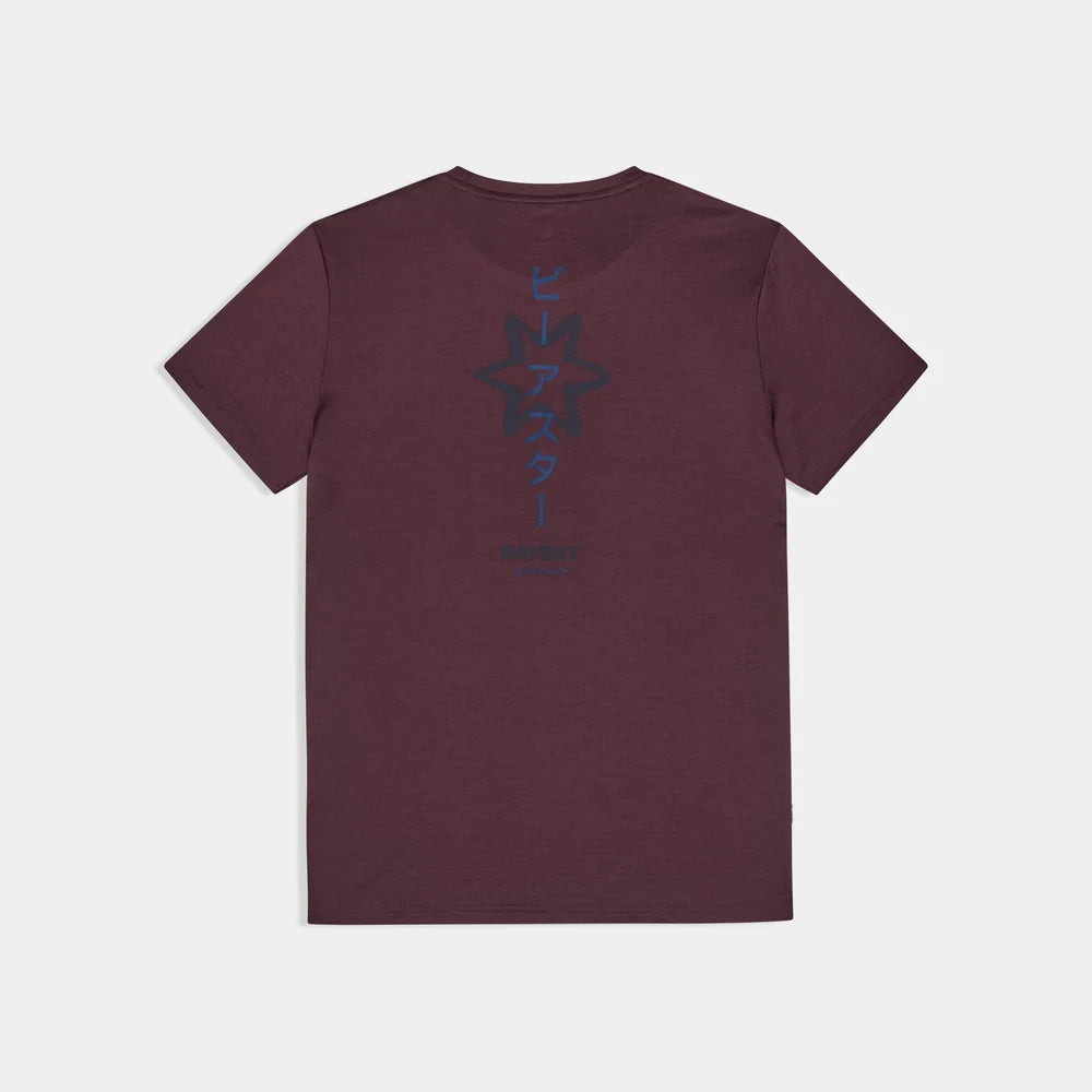 Statement Pace T-Shirt | Burgundy