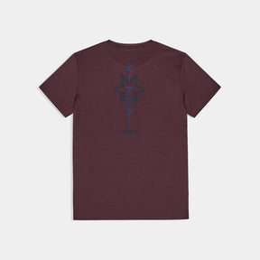 Statement Pace T-Shirt | Burgundy