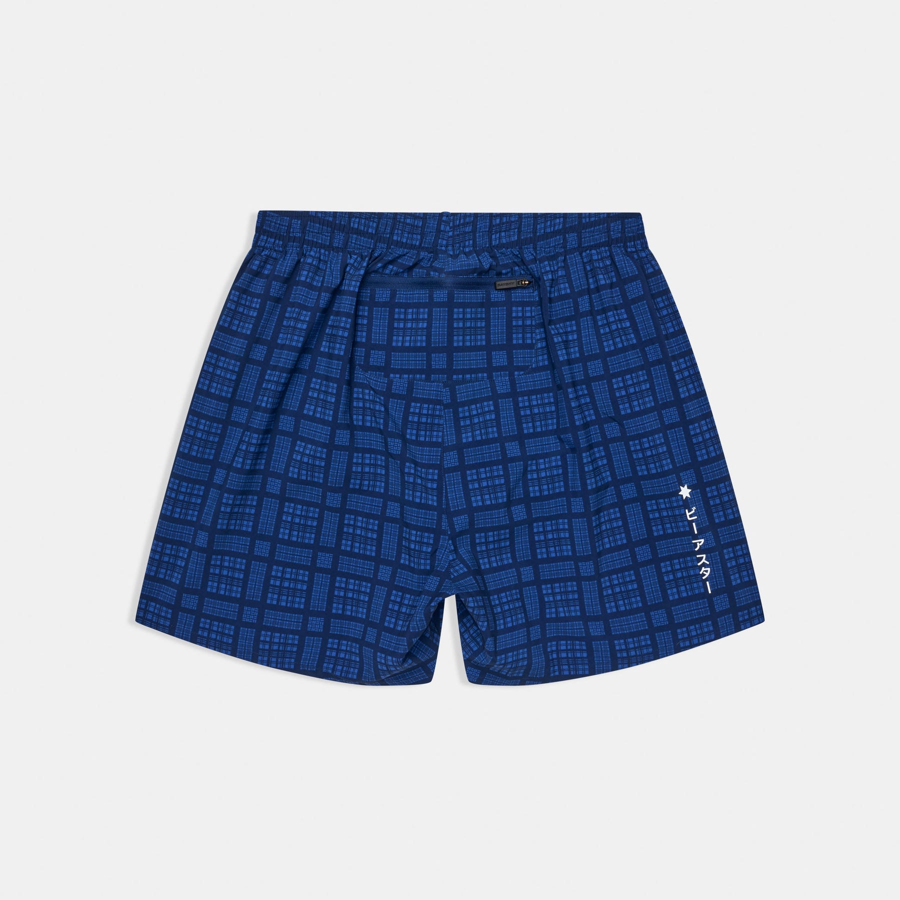 M Checker Pace Shorts 5'' | Blue