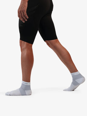 Low-Cut Ankle Support Socks | White