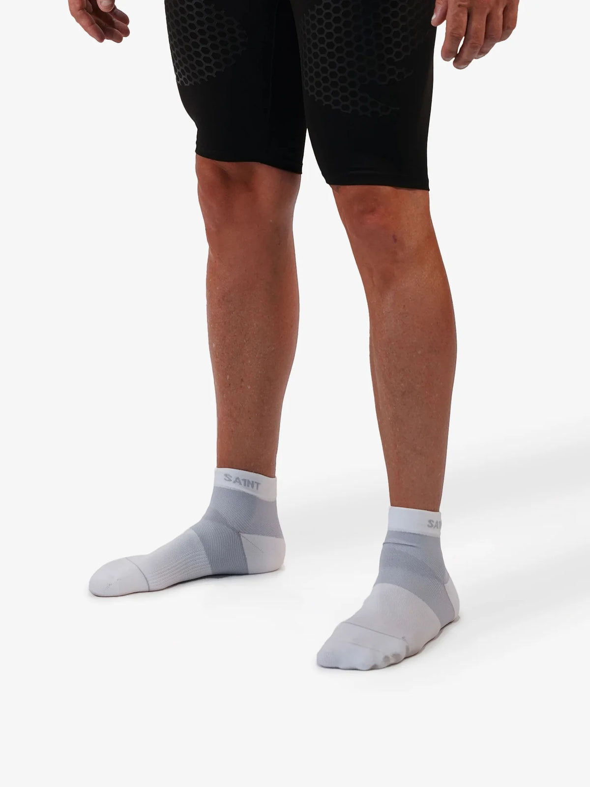 Low-Cut Ankle Support Socks | White