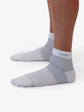 Low-Cut Ankle Support Socks | White