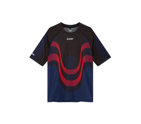 W Race Tee | Black/Red/Navy