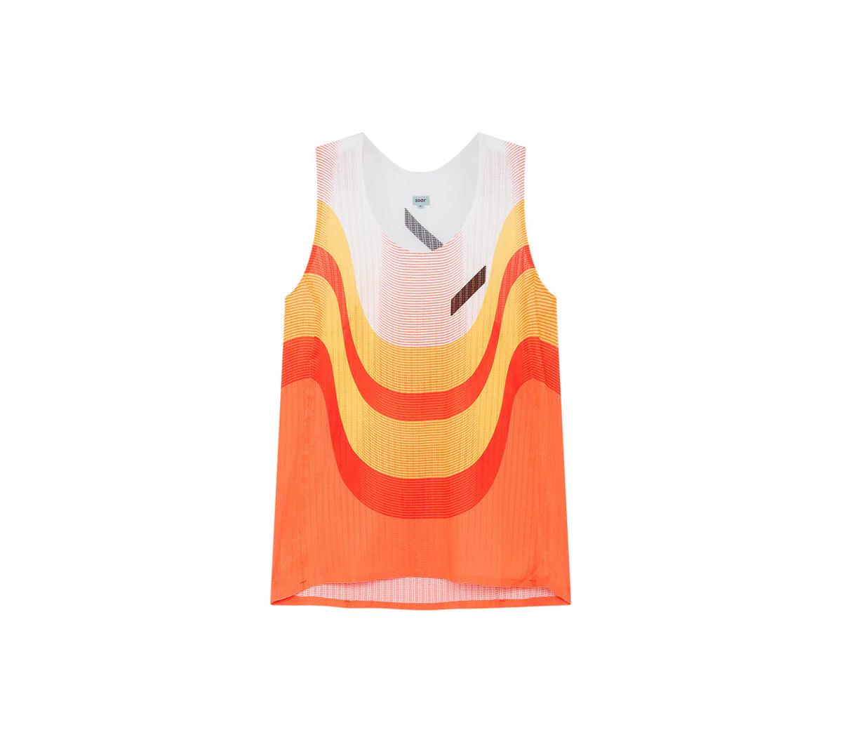 W Race Vest | Orange/Red/White