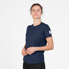 W Clean Pace T-shirt | Navy