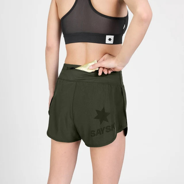 W Pace Shorts 3" | Green
