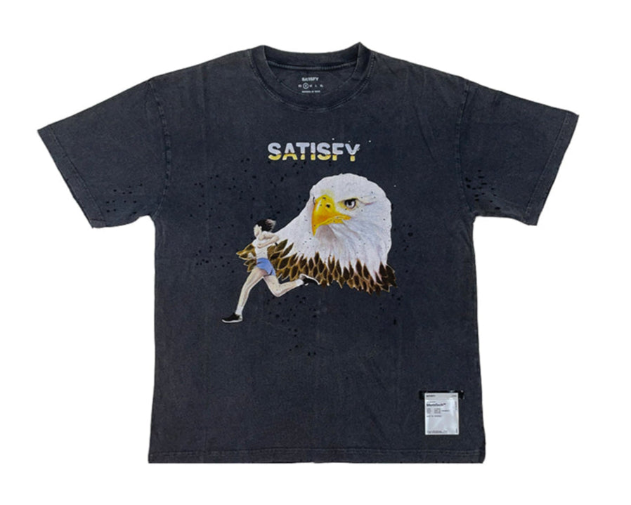 MothTech T-Shirt | Aged Black