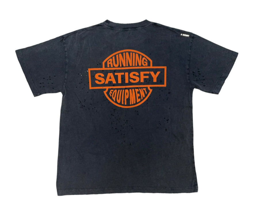 MothTech T-Shirt | Aged Black