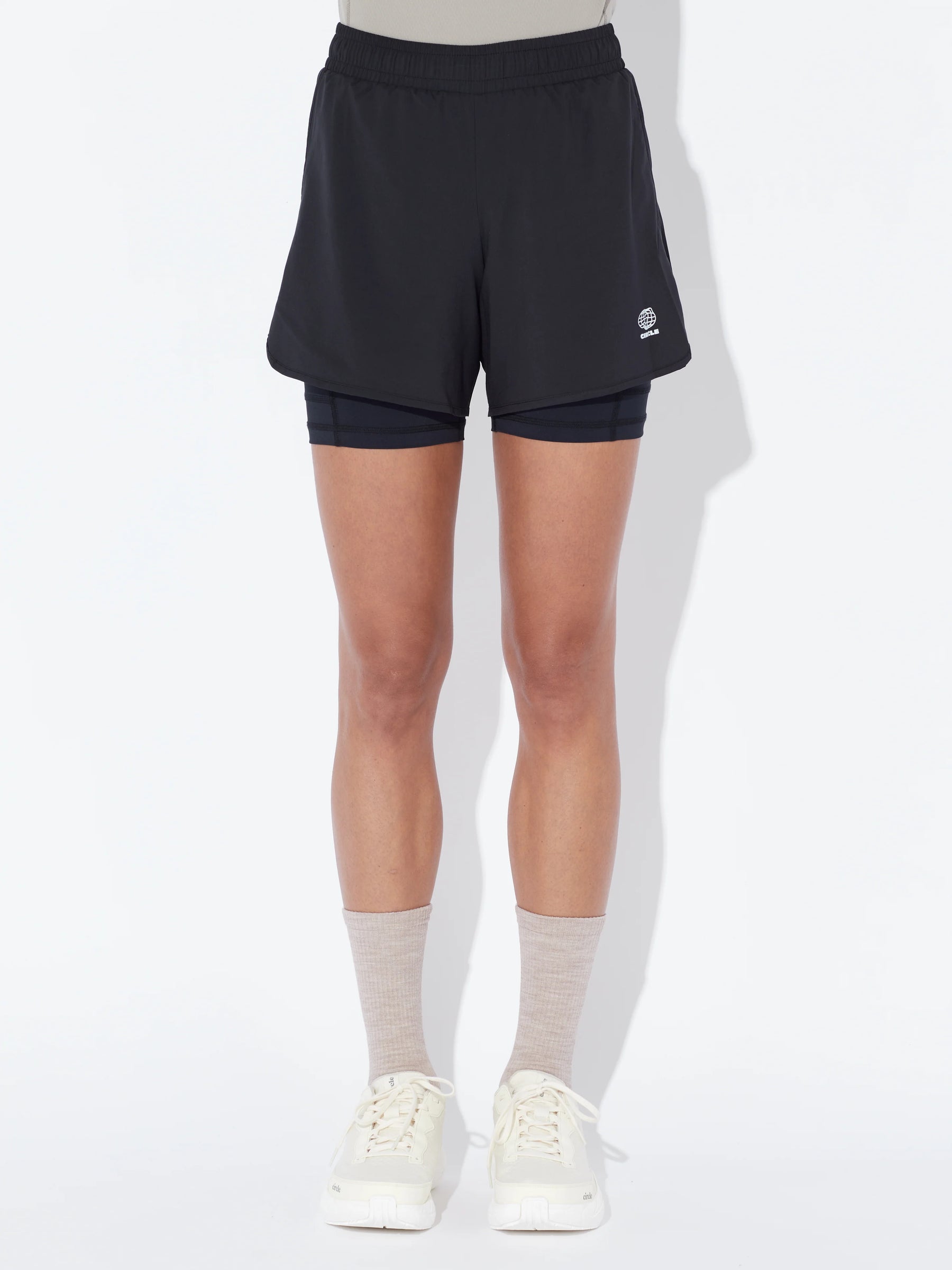 W 2 In 1 Super Short | Onyx Black
