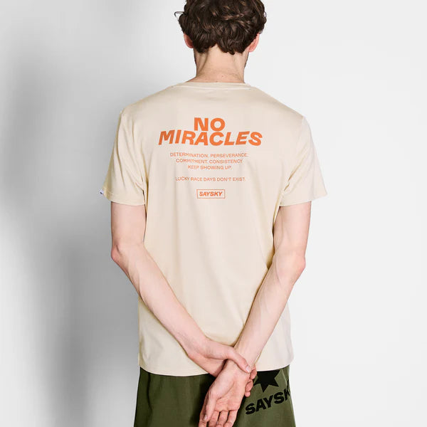 Statement Pace T-Shirt | Beige Melange