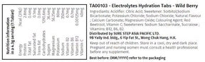 Electrolytes Hydration Tabs - Wild Berry (4.3g per tab)