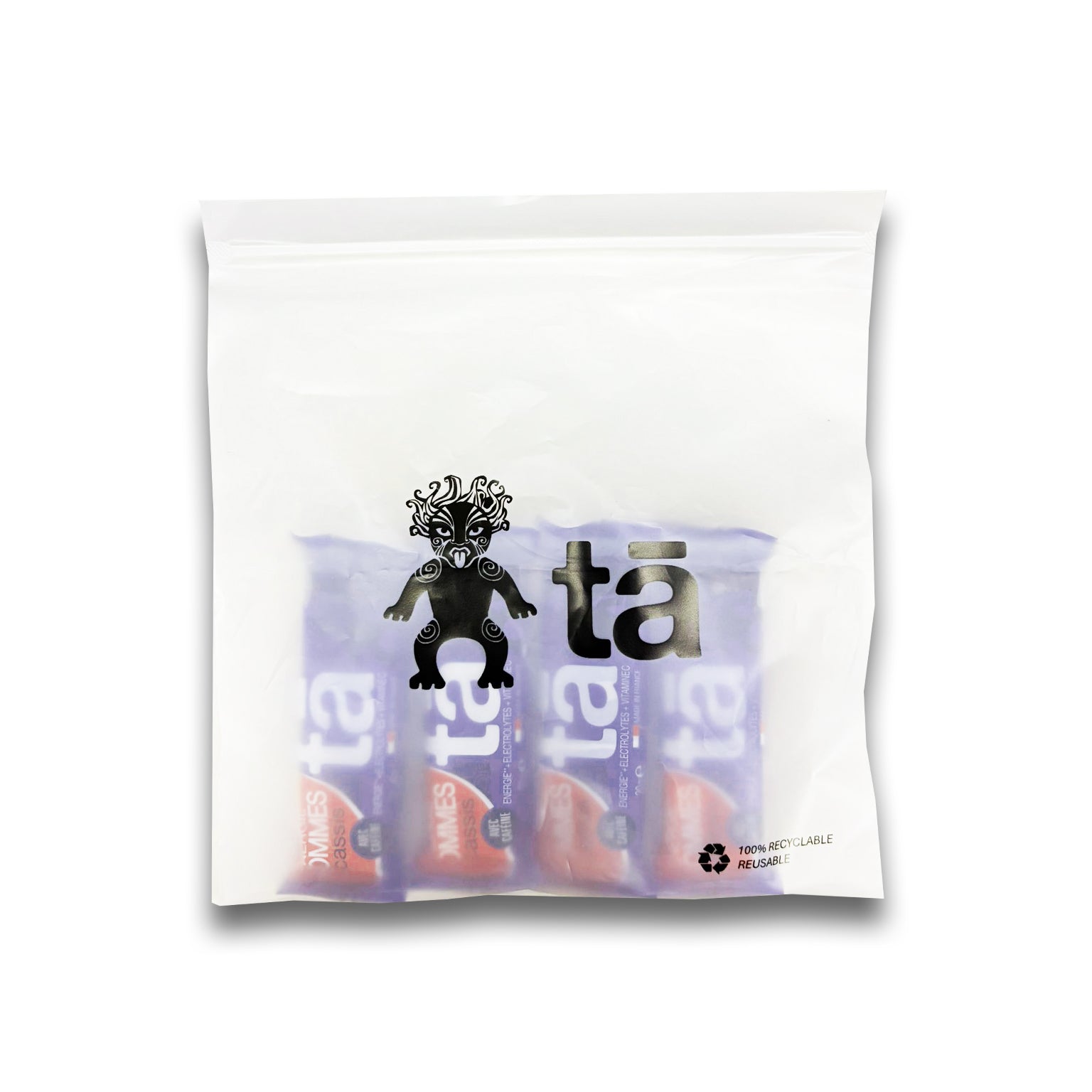 Energy Gummies - (30g x 4 packs) | Blackcurrant (contains caffeine)
