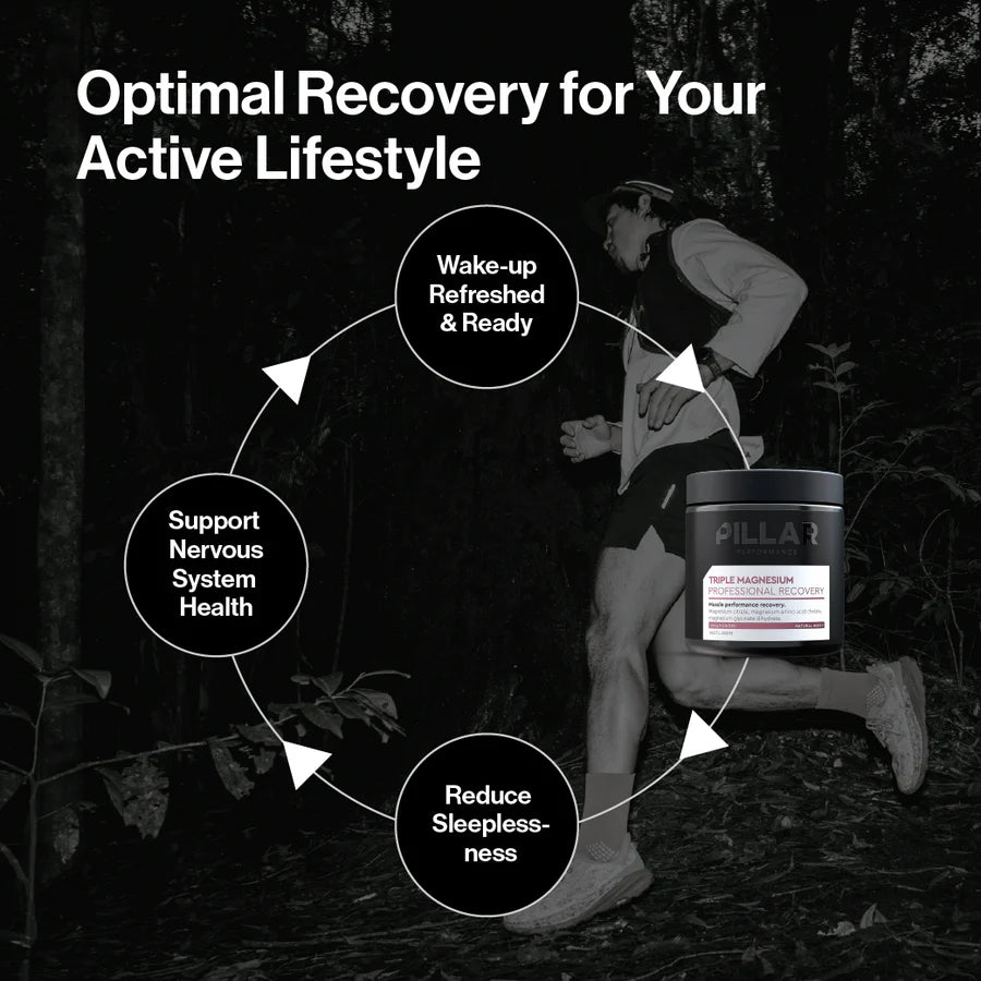 Triple Magnesium Professional Recovery Powder - 200g Pouch | Lemon Lime