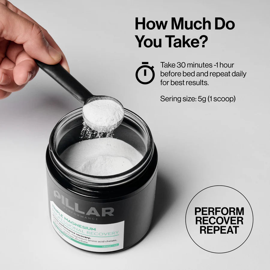 Triple Magnesium Professional Recovery Powder - 200g Pouch | Lemon Lime