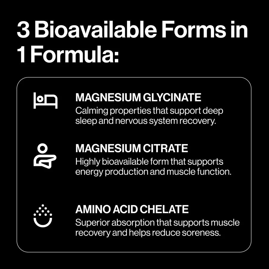 Triple Magnesium Professional Recovery Powder - 400g Pouch | Berry