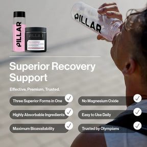 Triple Magnesium Professional Recovery Powder - 400g Pouch | Berry