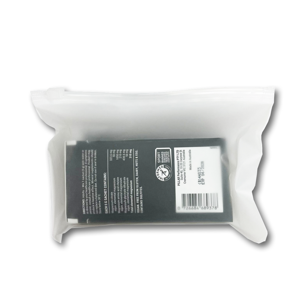 Triple Magnesium Professional Recovery Powder - (Travel Pack) - 5g Sachet x 20 pcs I Lemon Lime