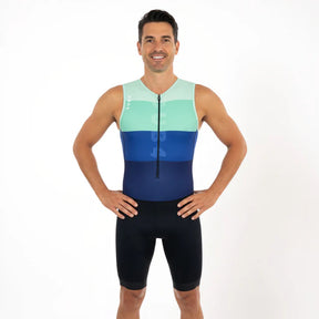 M Triathlon Endurance Suit | Teal Split