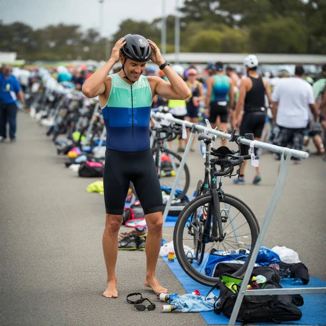 M Triathlon Endurance Suit | Teal Split