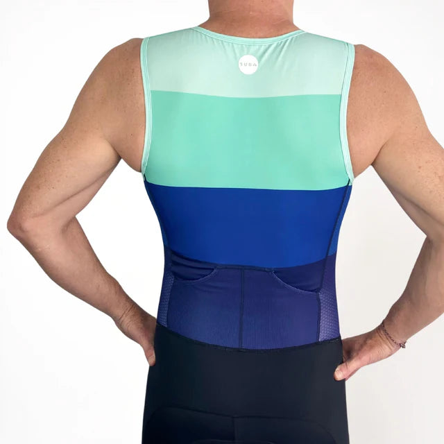M Triathlon Endurance Suit | Teal Split
