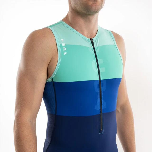 M Triathlon Endurance Suit | Teal Split