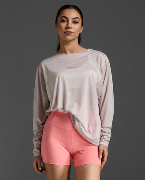 ReLight Long Sleeve | Moon/Pink Glow