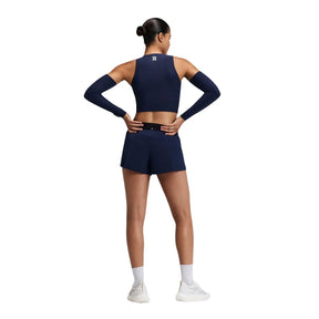 W Adapto 2-Way Zip Race Crop | NY Navy