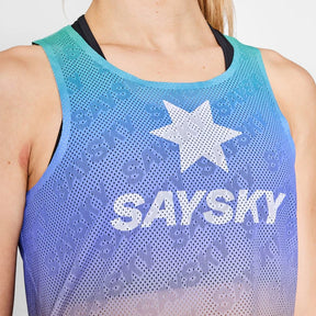 W Drip Dye Flow Air Singlet | Multi