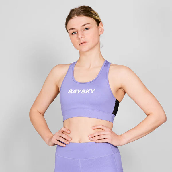W Logo Combat Sports Bra | Purple