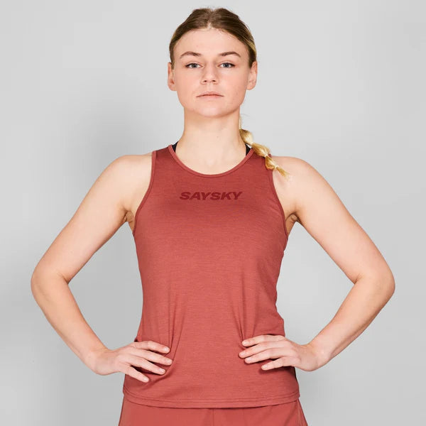 W Logo Pace Top | Red Melange