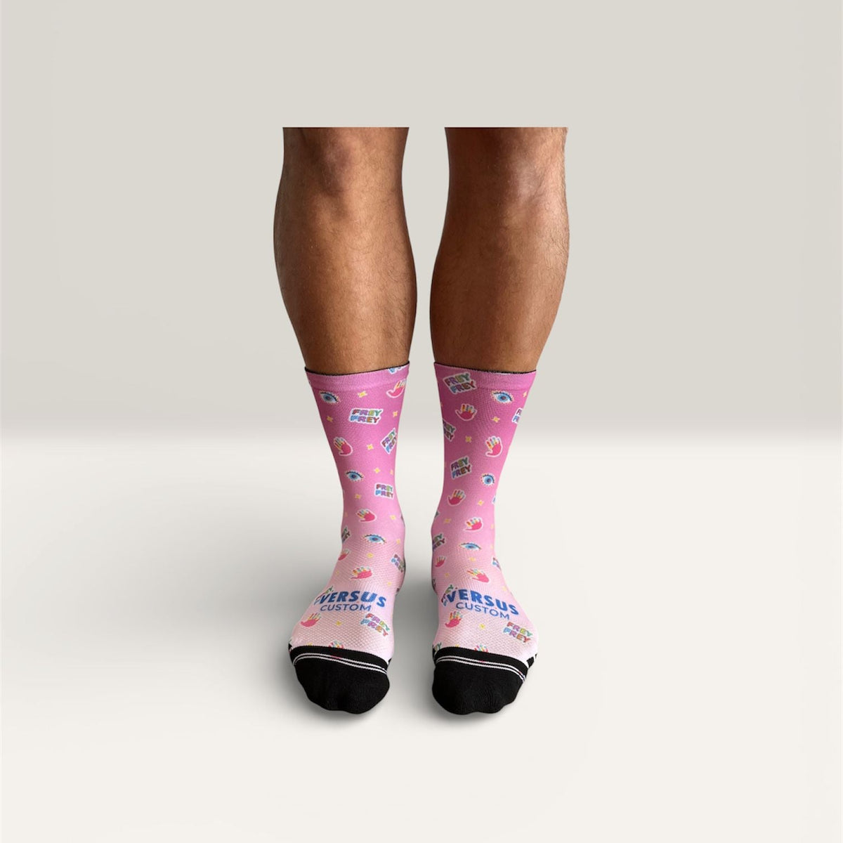 Frey Frey x Versus Socks | Hot Pink