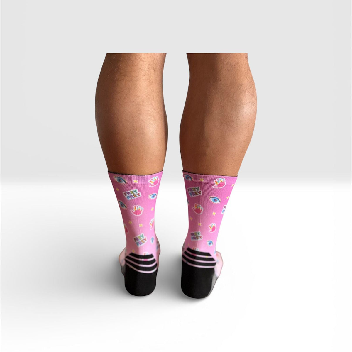 Frey Frey x Versus Socks | Hot Pink