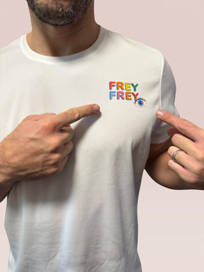 M Frey Frey x Pressio Tee | White