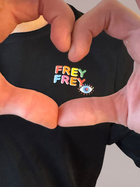 M Frey Frey x Pressio Tee | Black