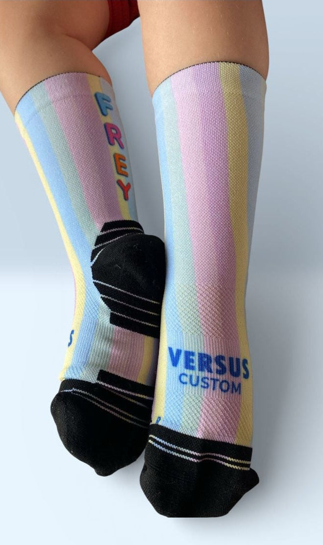 Frey Frey x Versus Kid's Socks | Stripes