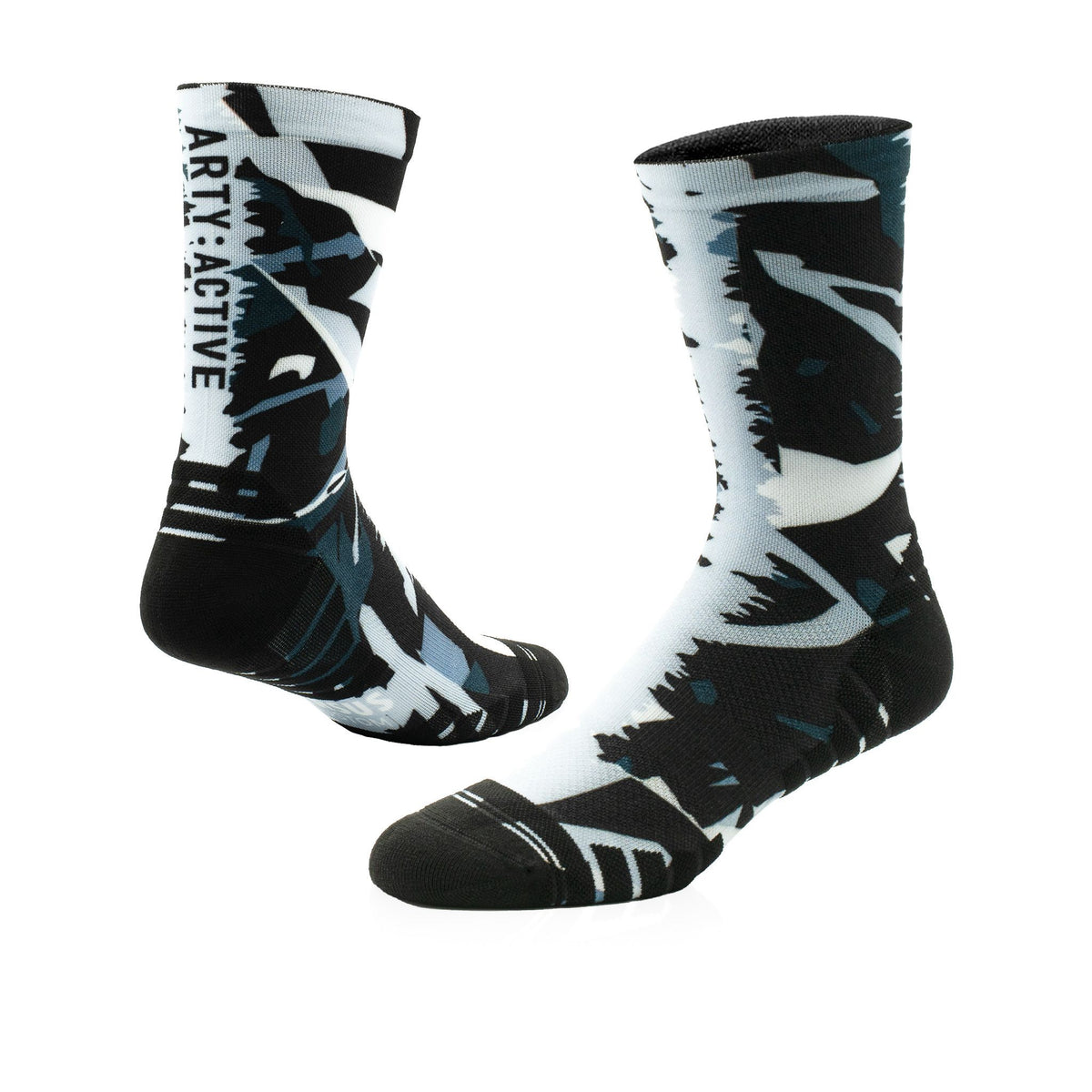 Arty Active Socks | Grey Black