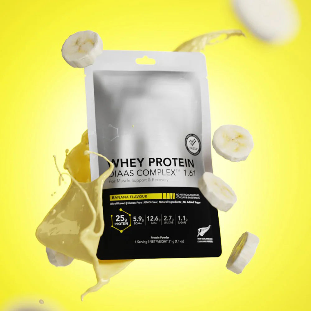 ‍Whey Protein DIAAS Complex 1.61 - Pouch (31g) | Banana (100% off)
