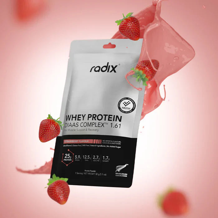 ‍Whey Protein DIAAS Complex 1.61 - Pouch (32g) | Strawberry (100% off)