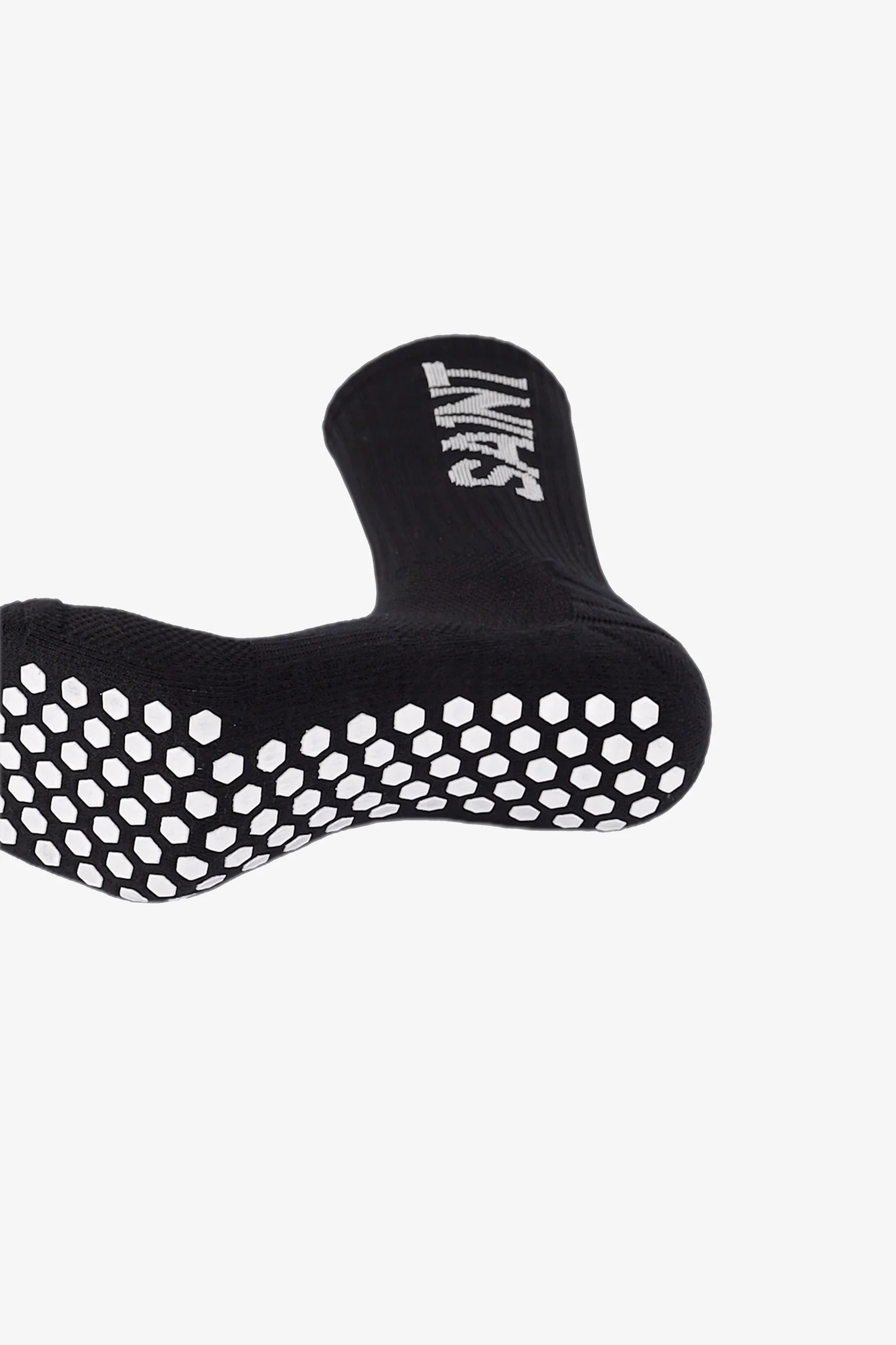 Cotton/Nylon Grip Socks | Black