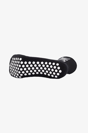 Cotton/Nylon Grip Socks | Black