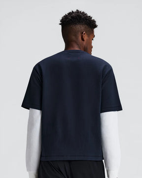 Heavyweight Cotton Box Tee | NY Navy