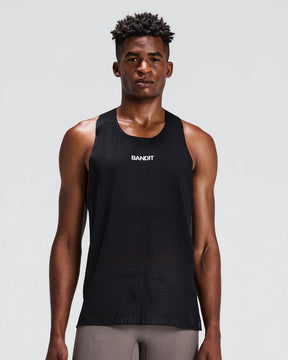 M Shredder Race Singlet | Black