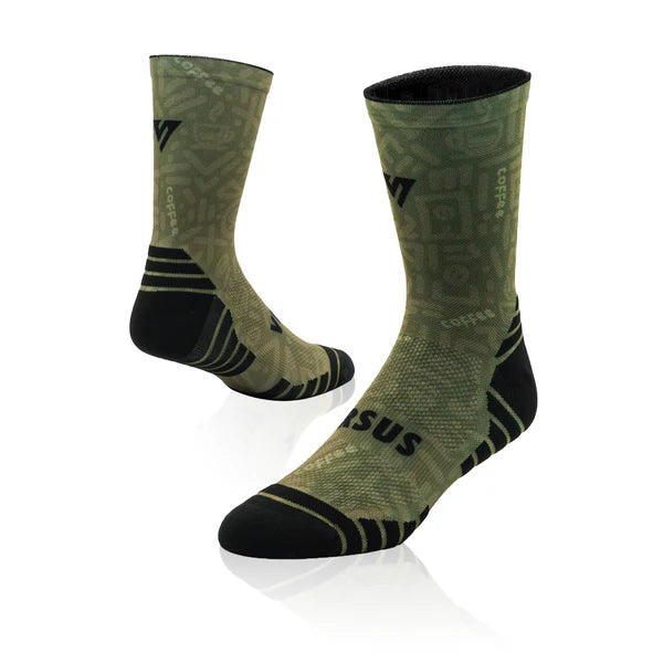 Active Crew Socks | Coffee