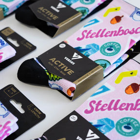 Active Crew Socks | Stellenbosch Stickers