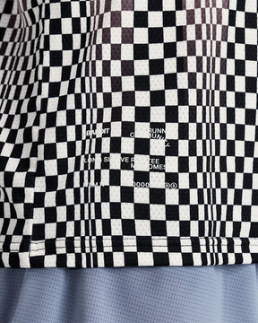 M Micromesh Long Sleeve | Checkerboard Stripe